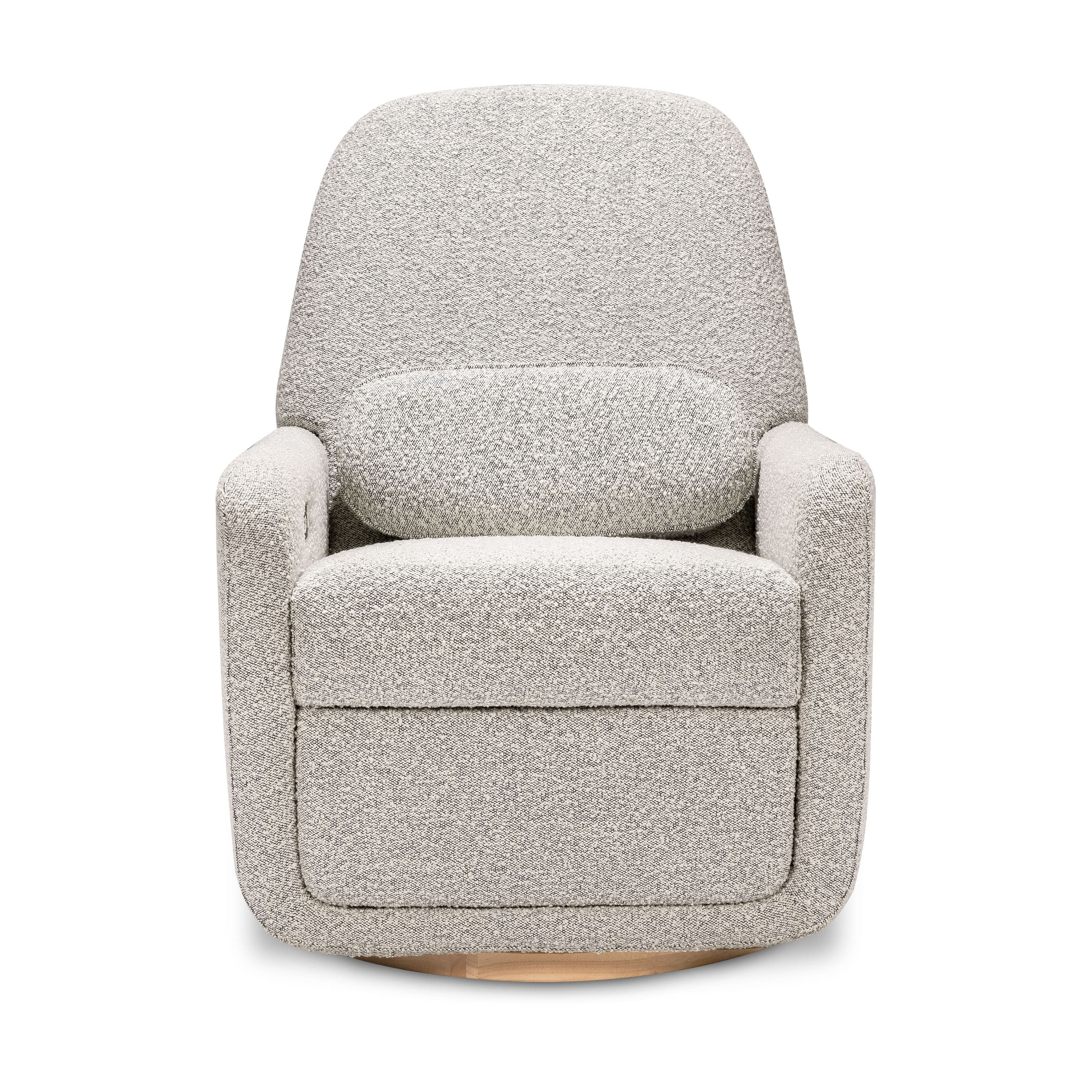 Babyletto Arc Electronic Recliner and Swivel Glider in Boucle with USB port