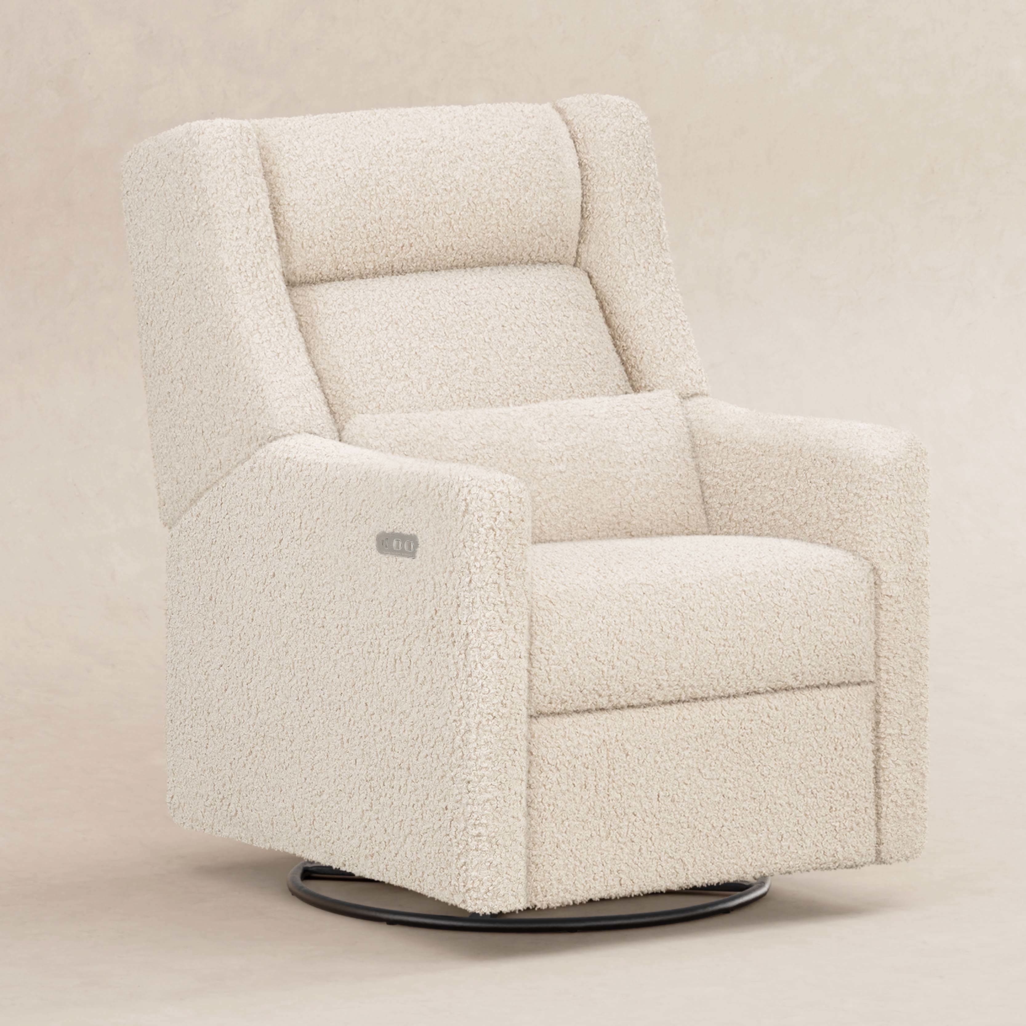Babyletto Kiwi Plus Power Recliner and Swivel Glider with Power Adjustable Headrest and USB Port