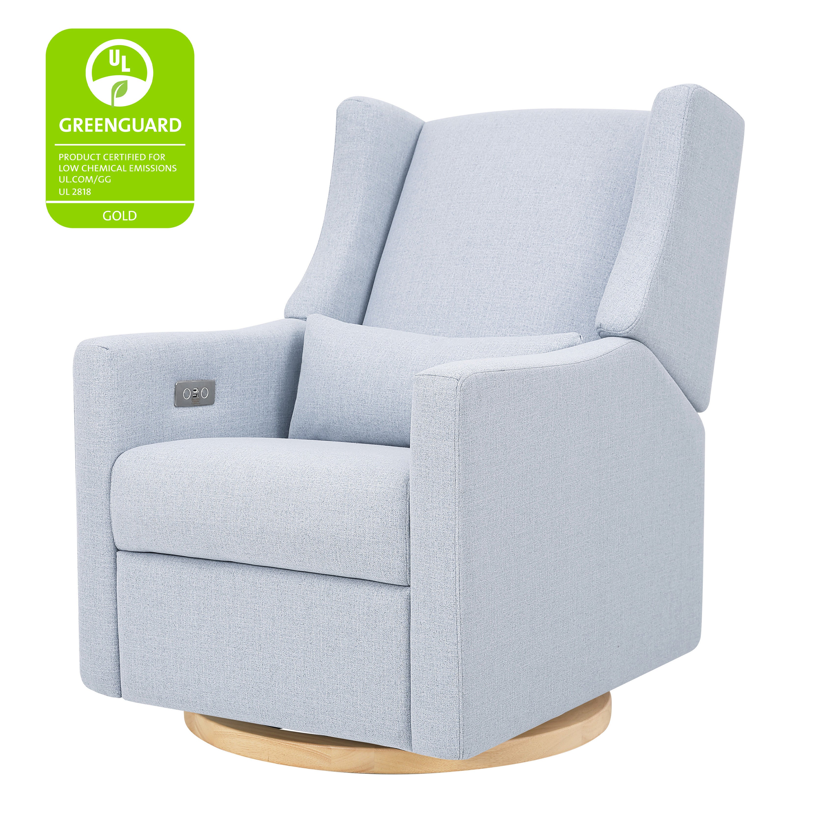 Babyletto Kiwi Electronic Recliner and Swivel Glider with USB port