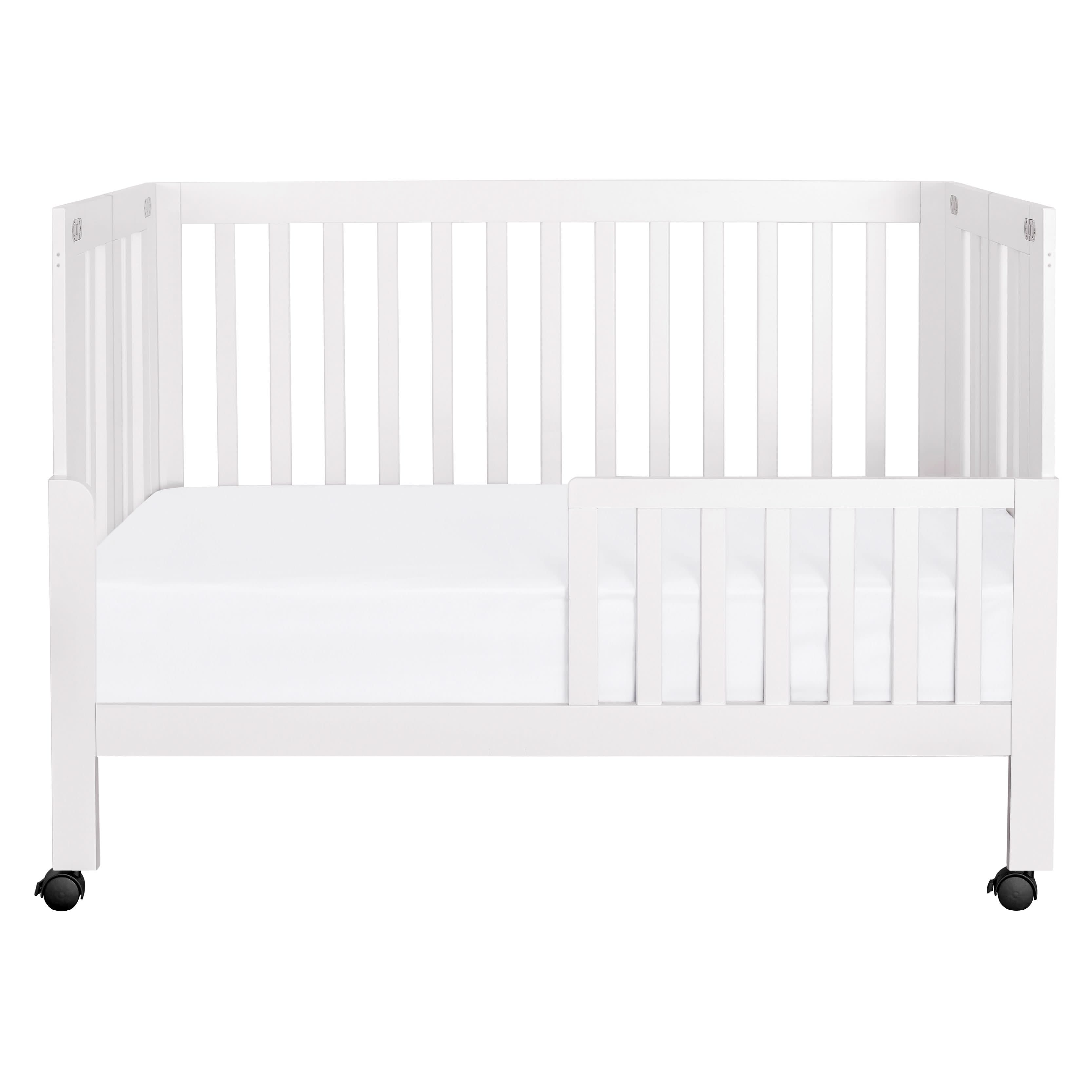 Babyletto Maki Portable Folding Crib with Toddler Bed Conversion Kit