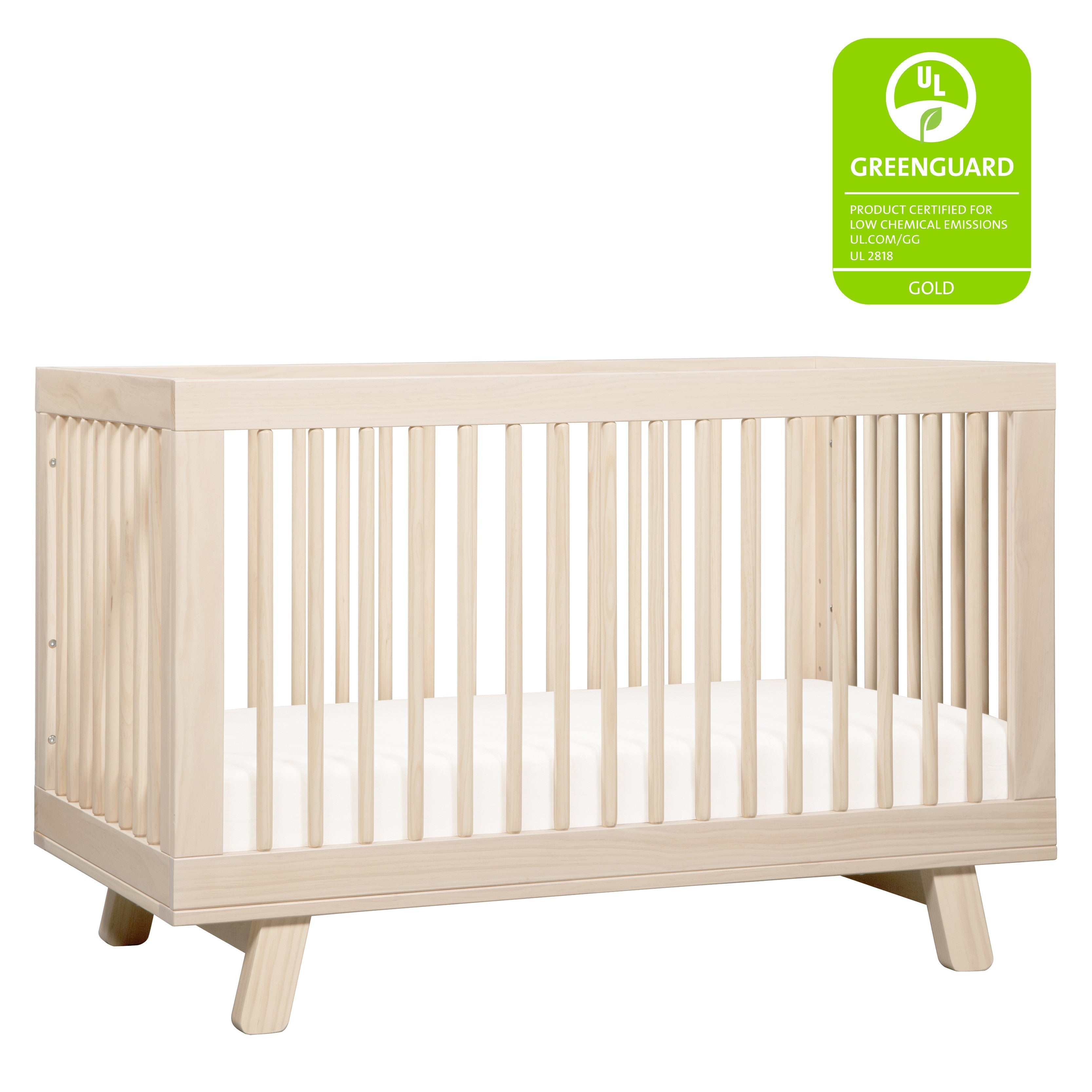 Babyletto Hudson 3-in-1 Convertible Crib with Toddler Bed Conversion Kit