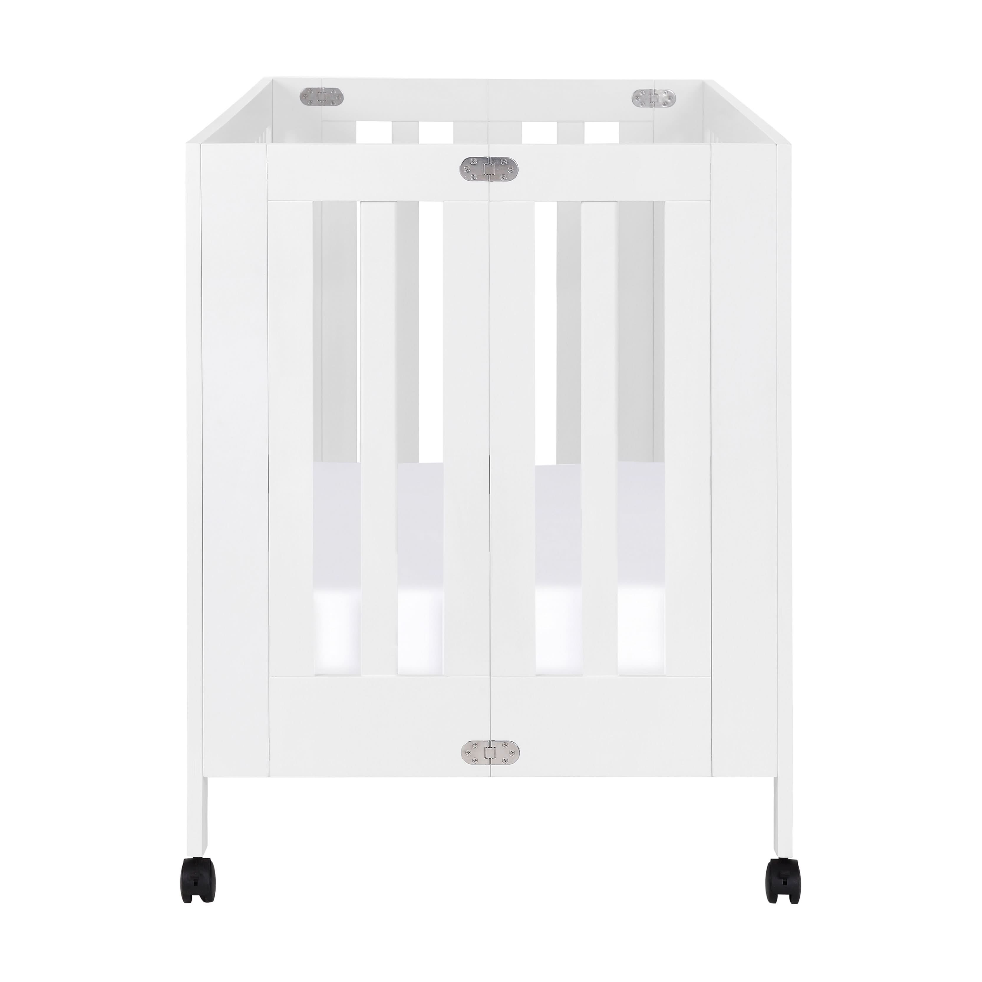 Babyletto Maki Portable Folding Crib with Toddler Bed Conversion Kit