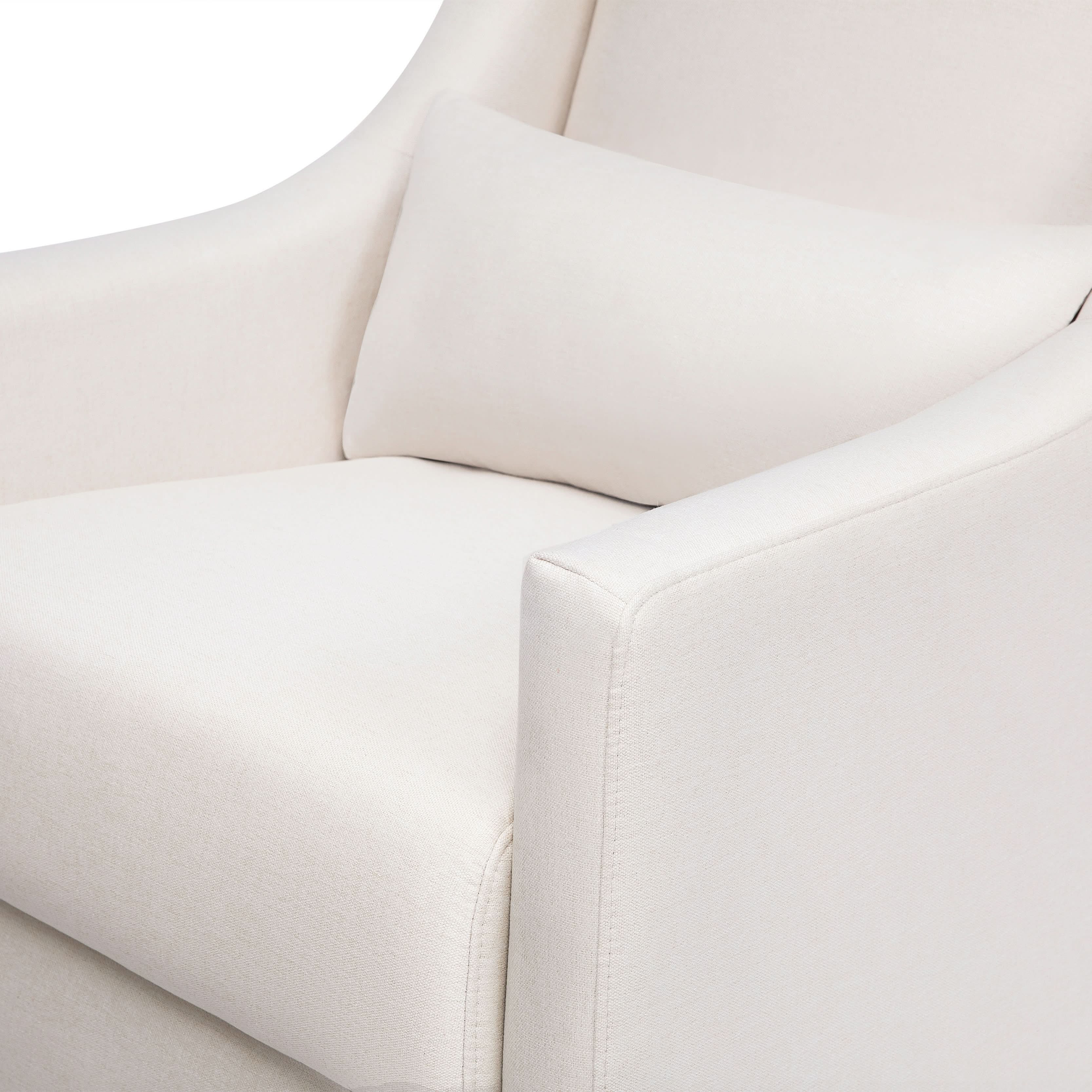Babyletto Toco Swivel Glider and Ottoman in Eco-Performance Fabric | Water Repellent & Stain Resistant