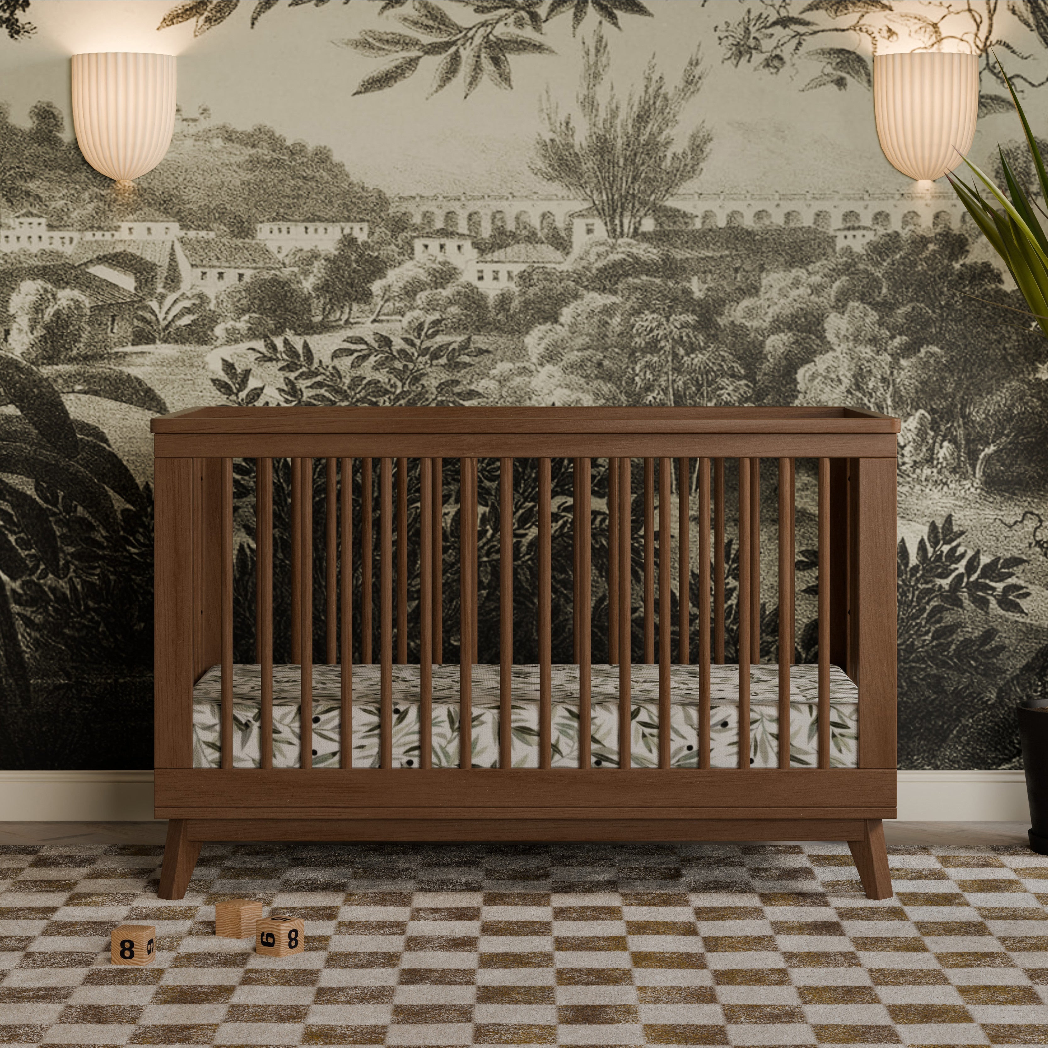 Babyletto Scoot 3-in-1 Convertible Crib with Toddler Bed Conversion Kit