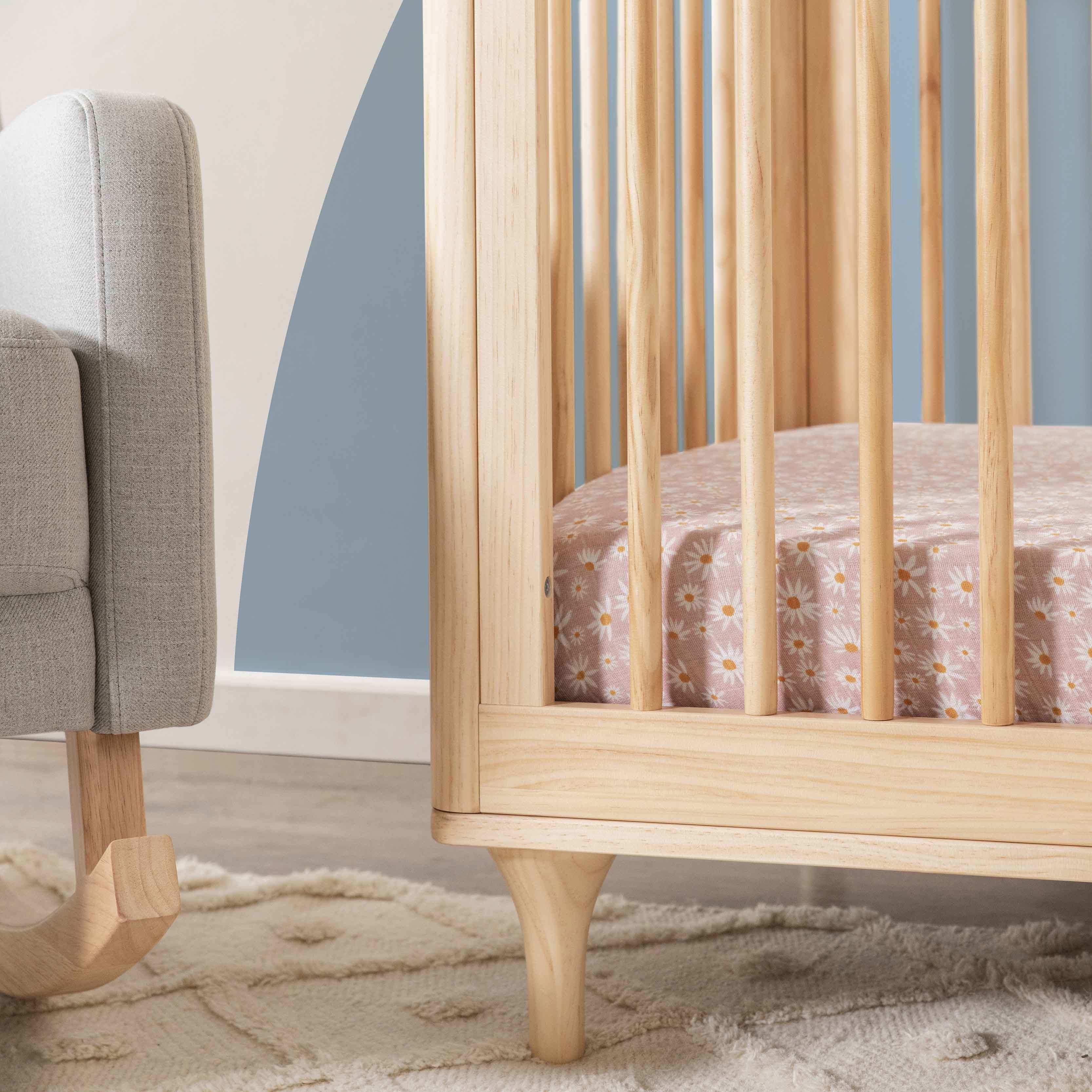 Babyletto Lolly 3-in-1 Convertible Crib with Toddler Bed Conversion Kit