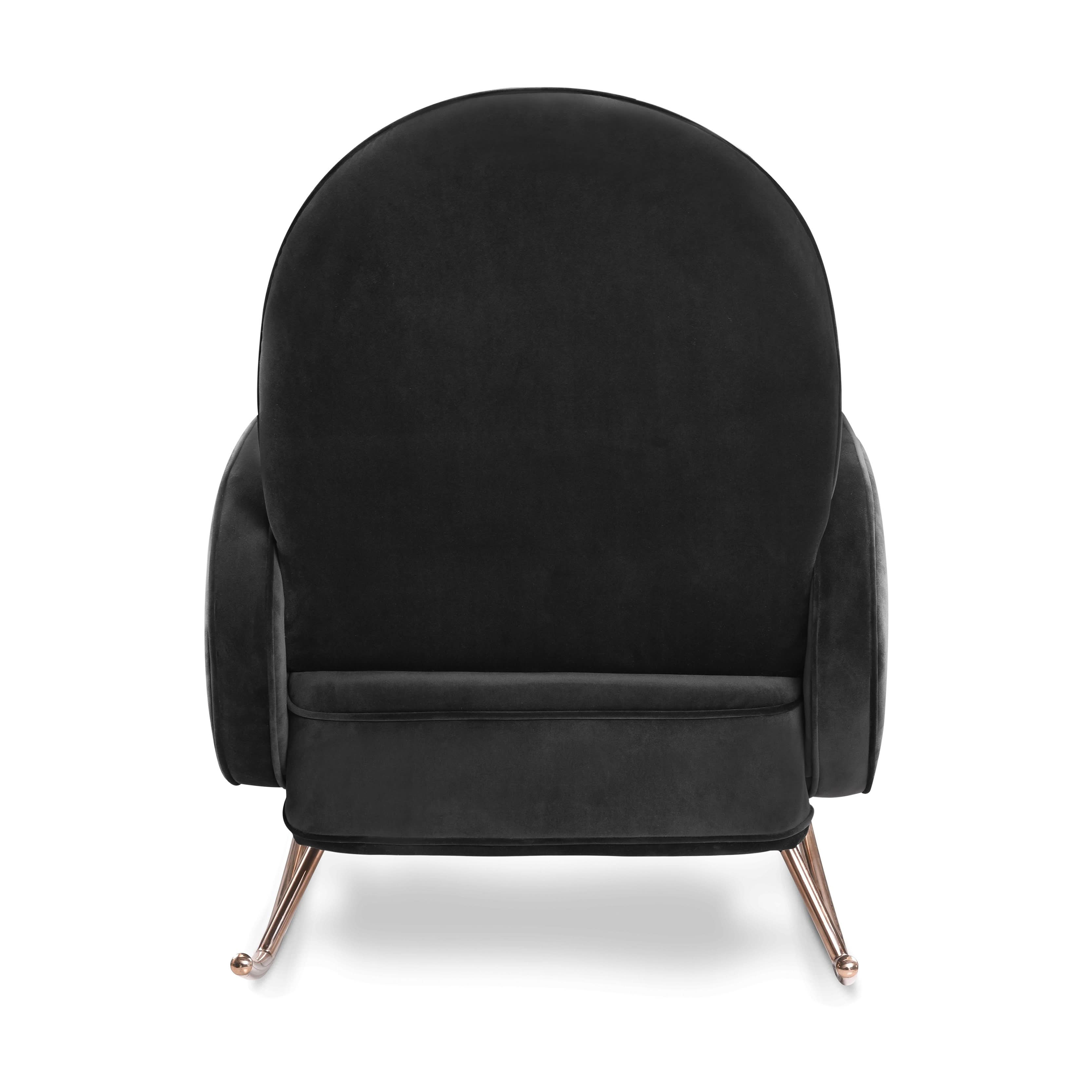 Babyletto Compass Rocker in Velvet