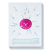 Kiss and Punch - Funny Baby Expecting Card