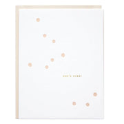 She's Here Greeting Card