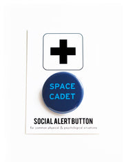 SPACE CADET pinback button