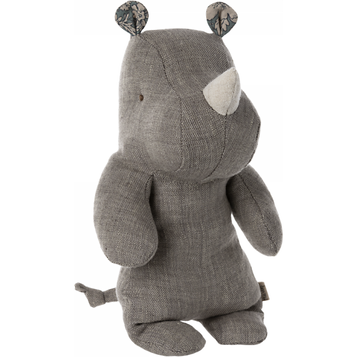 Maileg Safari Friends, Small Rhino Grey
