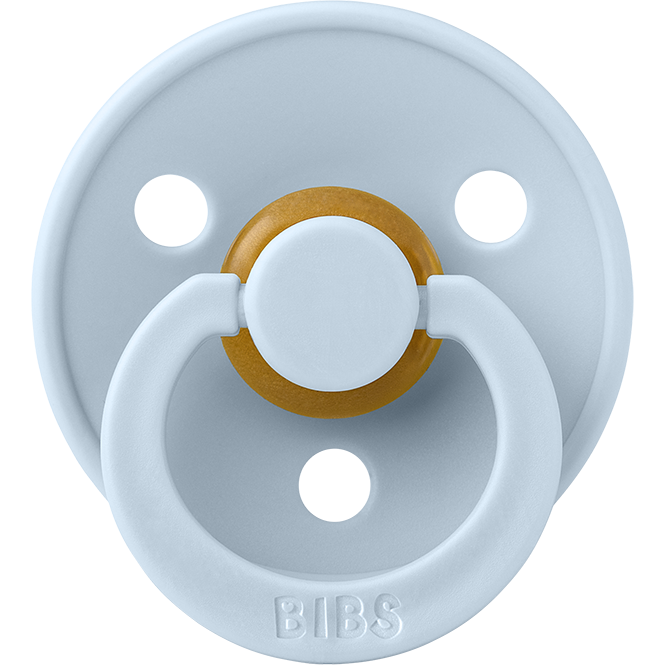 BIBS Color 2-Pack | White/Baby Blue