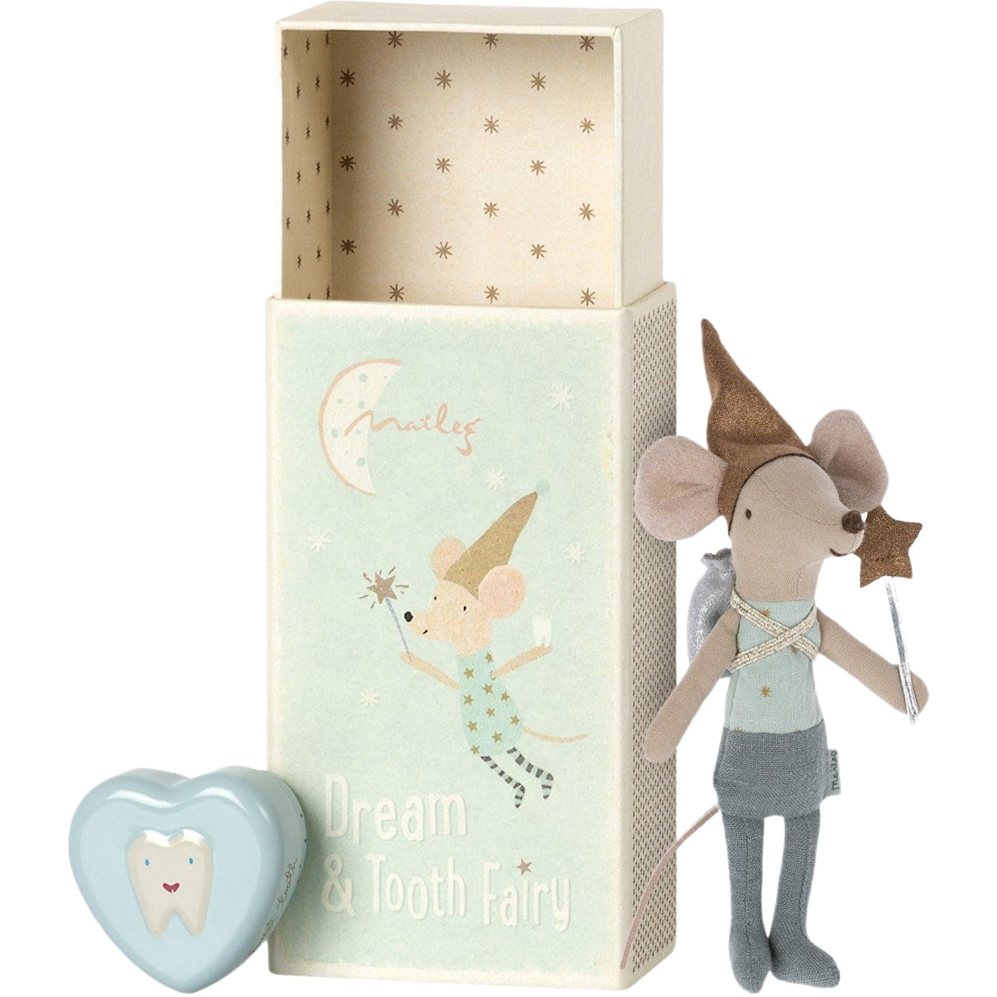 Maileg Tooth Fairy Mouse Blue