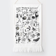 Wee Gallery - Woodland Alphabet Printed Tapestry