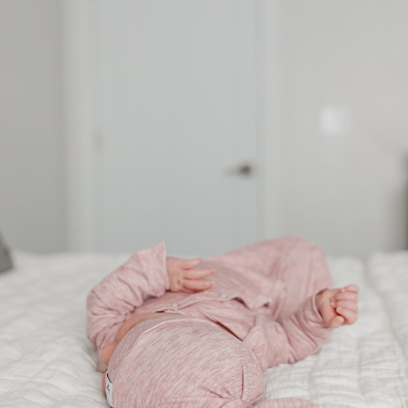 Copper Pearl Top Knot Hat | Maeve