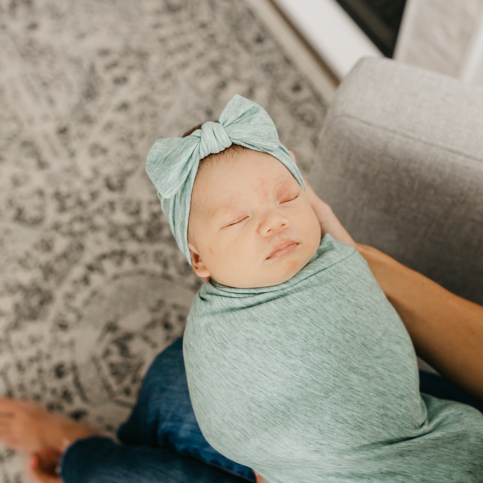 Copper Pearl Knit Swaddle Blanket | Emerson