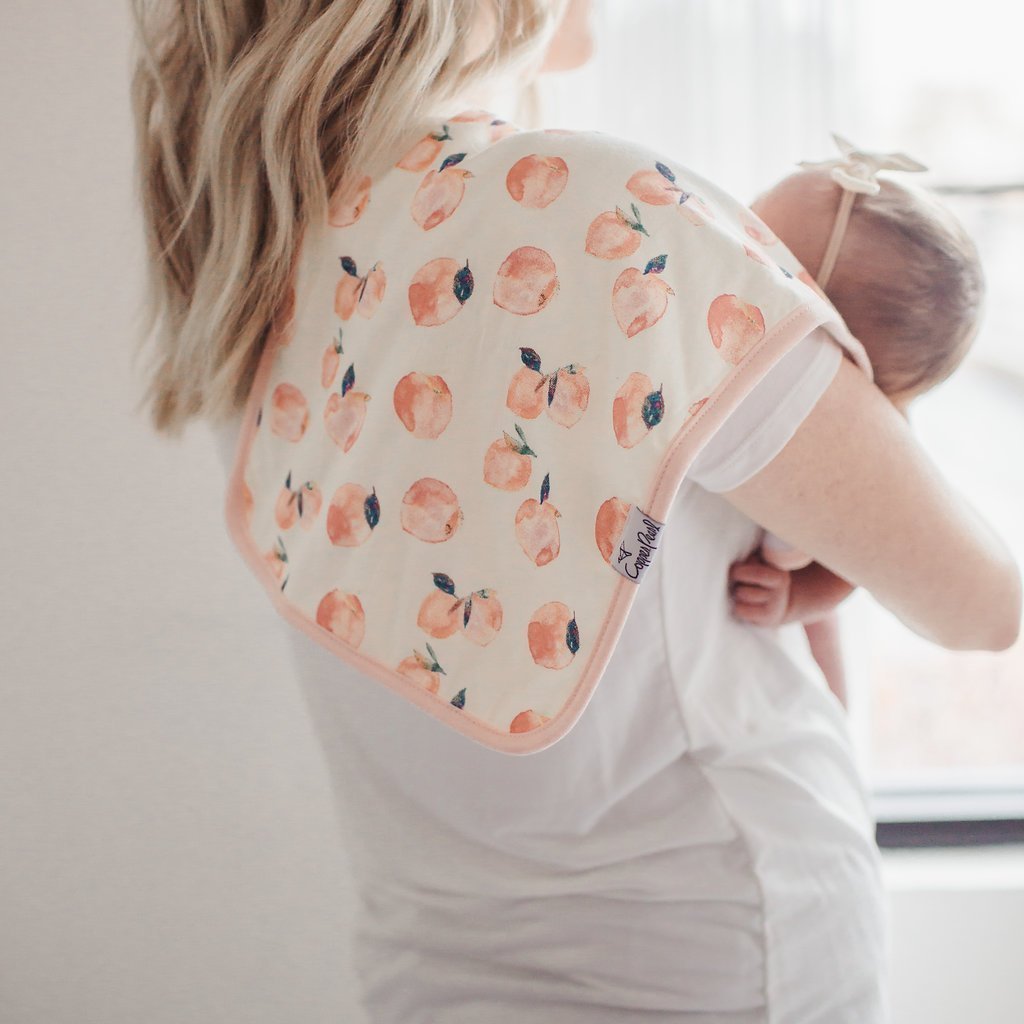 Copper Pearl Premium Burp Cloths - Morgan