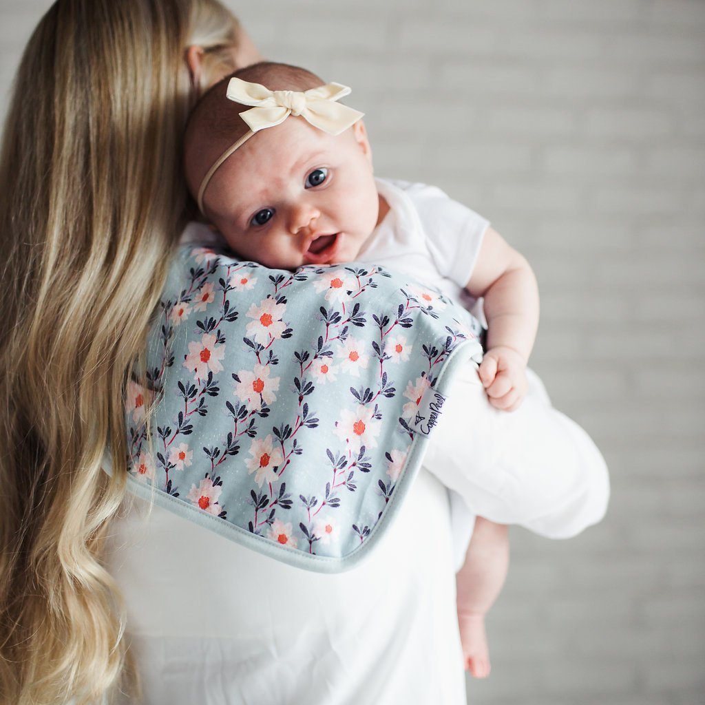 Copper Pearl Premium Burp Cloths - Morgan