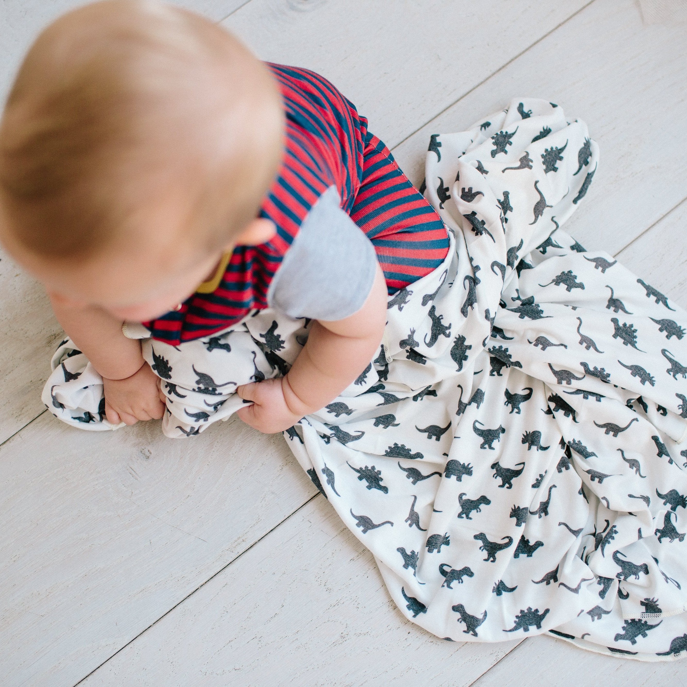 Copper Pearl Knit Swaddle Blanket - Wild