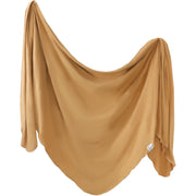 Copper Pearl Knit Swaddle Blanket | Dune