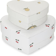Konges Slojd Heart Box | Cherry/Lemon
