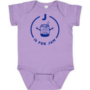 Southern Alphabet Series Onesies J is for Jam