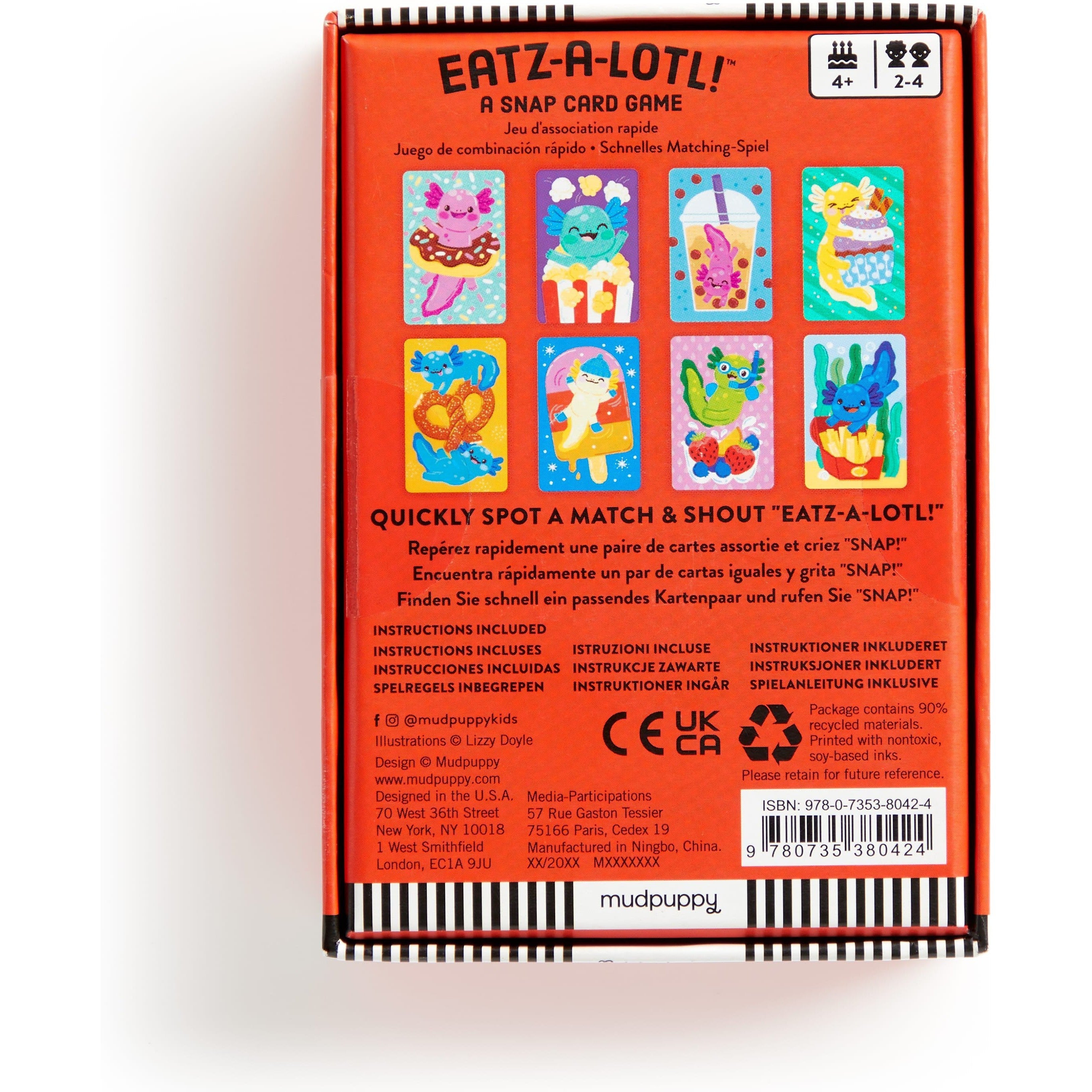 Mudpuppy Eatz-a-lotl! Card Game