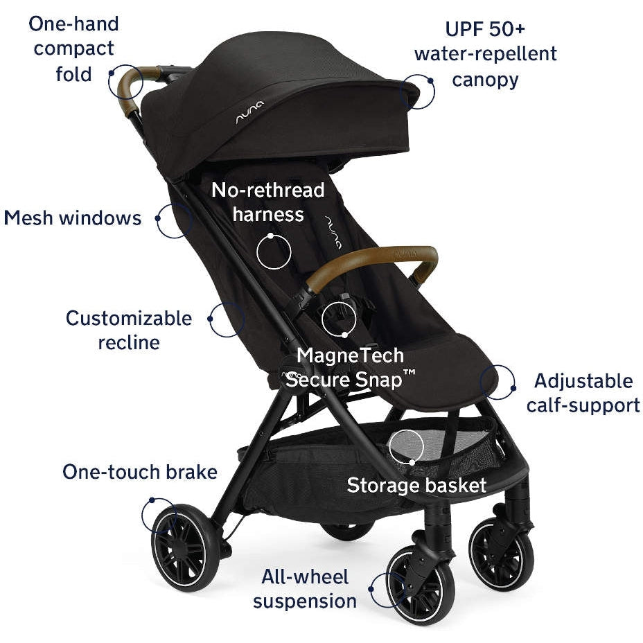 Nuna TRVL Stroller + Carry Bag