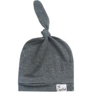 Copper Pearl Top Knot Hat | Slate