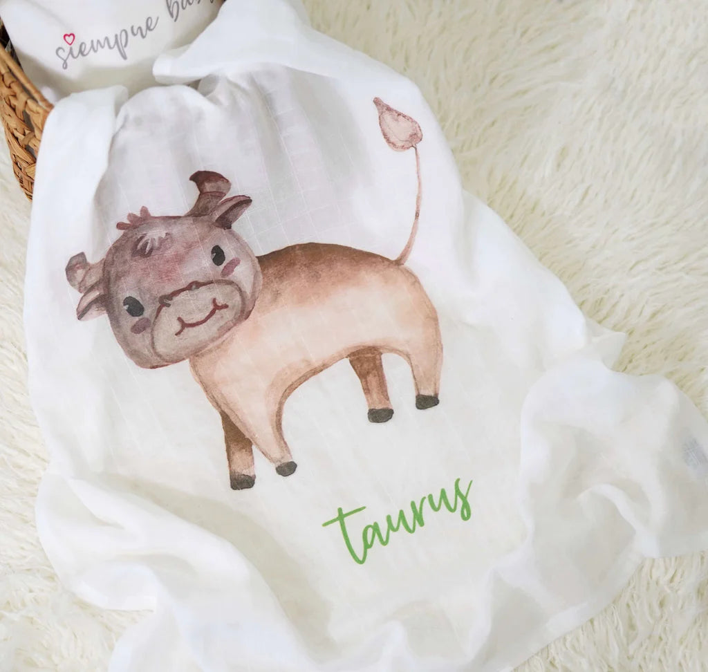 Taurus Baby Swaddle Blanket