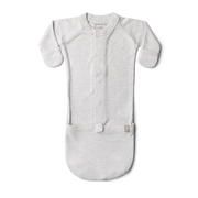 Goumikids - Bamboo Organic Cotton Convertible Gown - Storm Gray