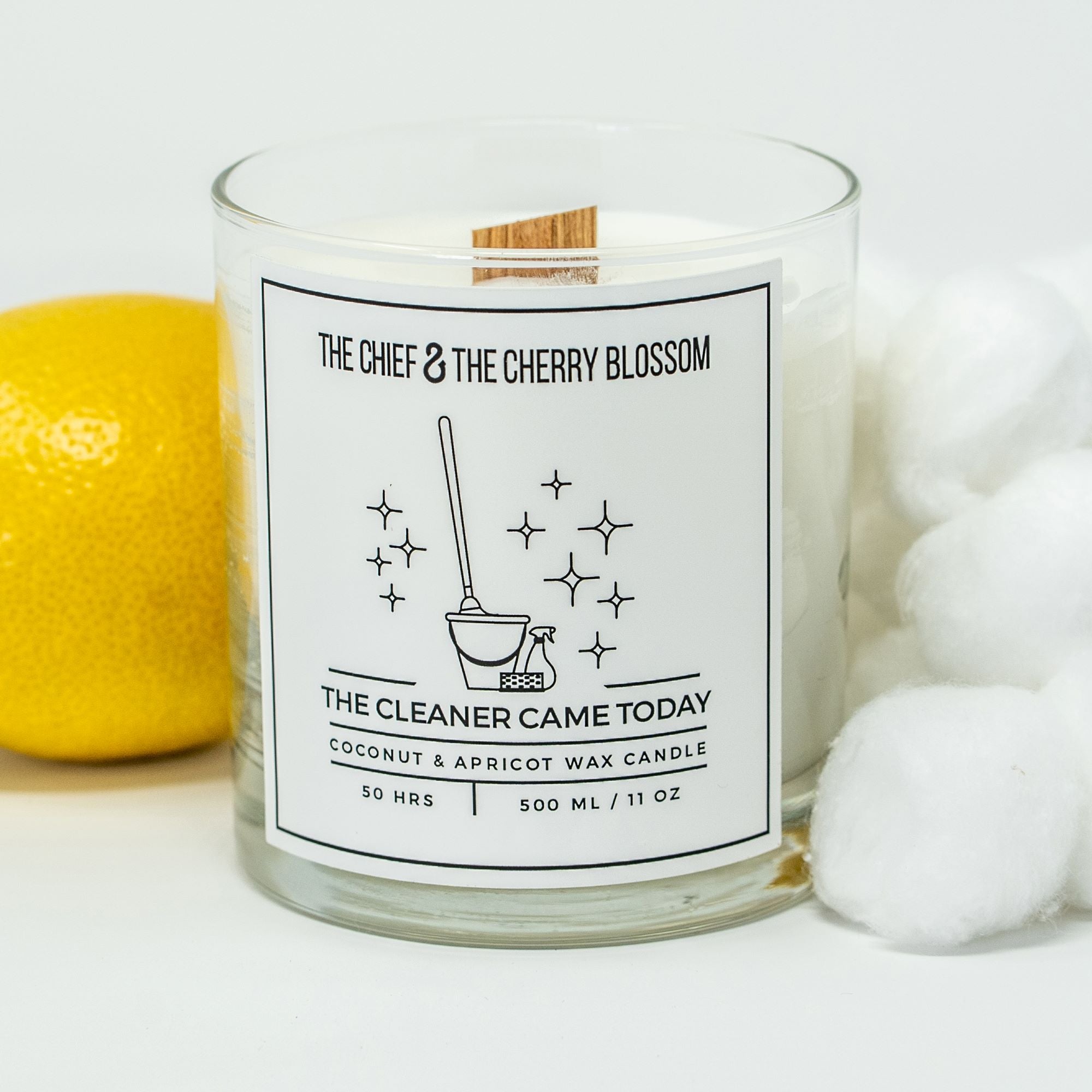 The Chief & The Cherry Blossom The Cleaner Came Today Candle