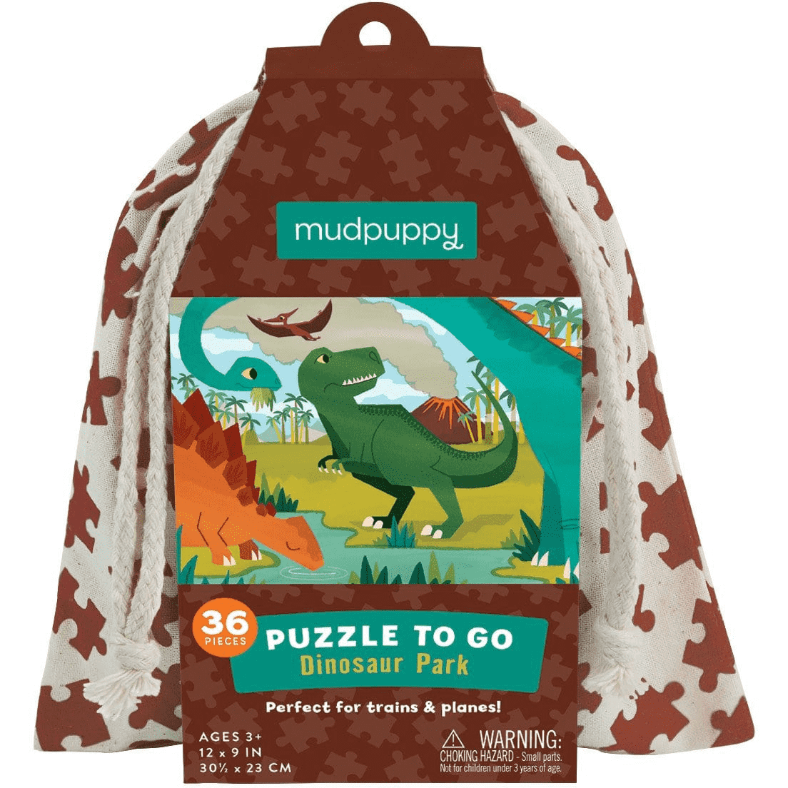 Mudpuppy Dinosaur Park Puzzle To Go