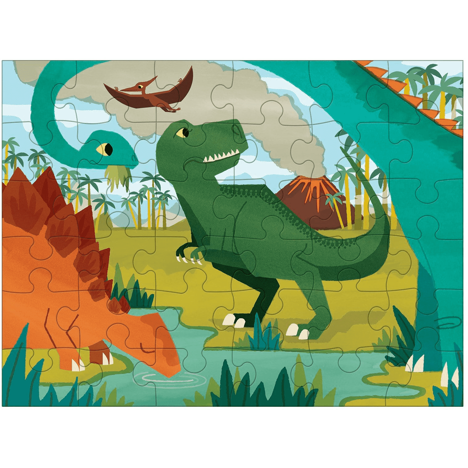 Mudpuppy Dinosaur Park Puzzle To Go