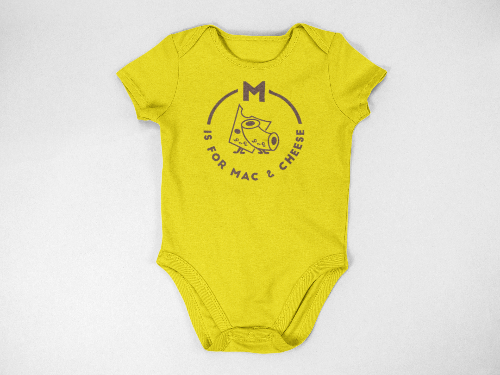 Southern Alphabet Series Onesies M is for Macaroni & Cheese