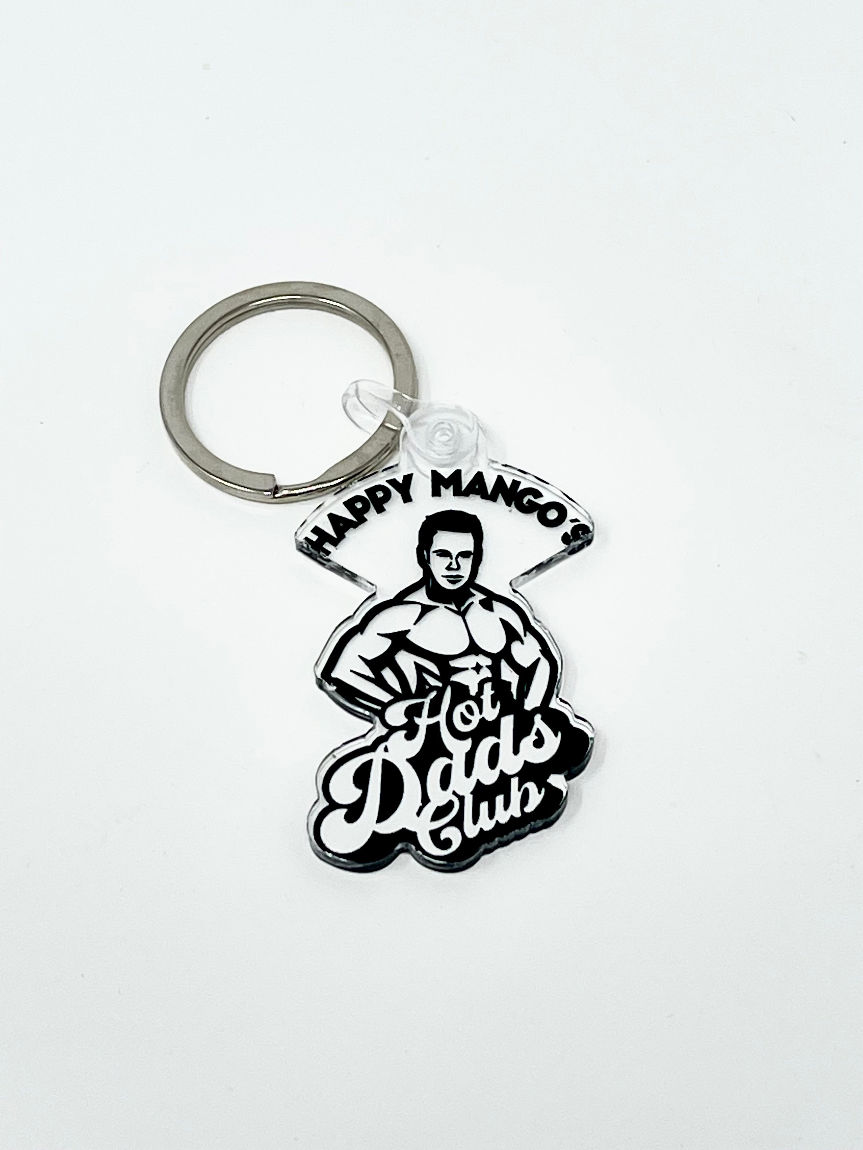 Hot Dad's Club Keychain