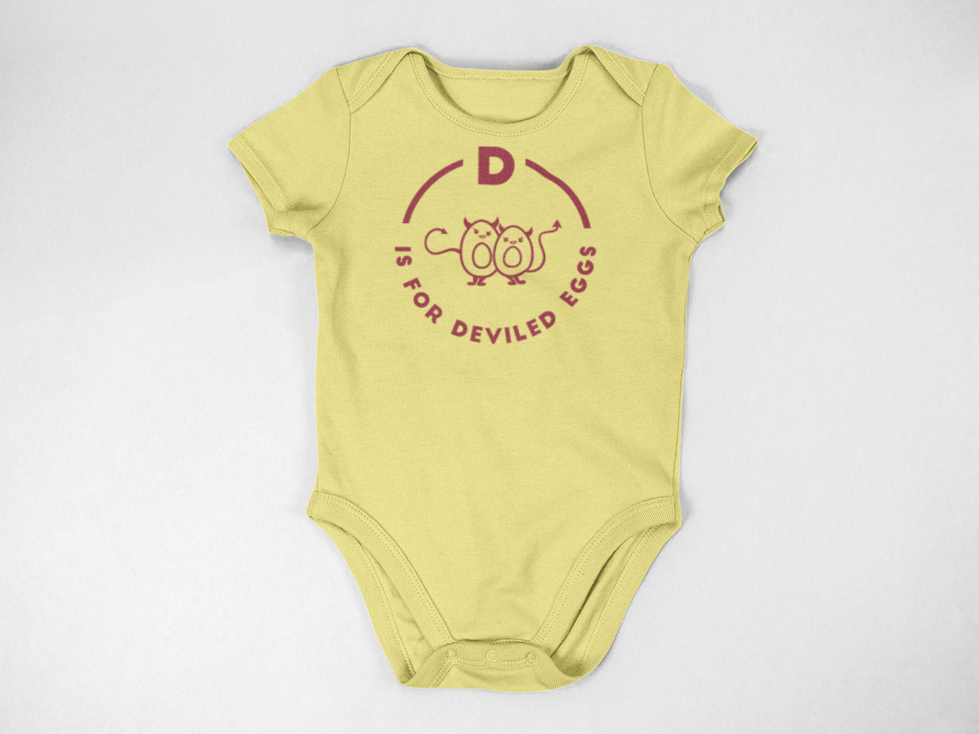Southern Alphabet Series Onesies D is for Deviled Eggs