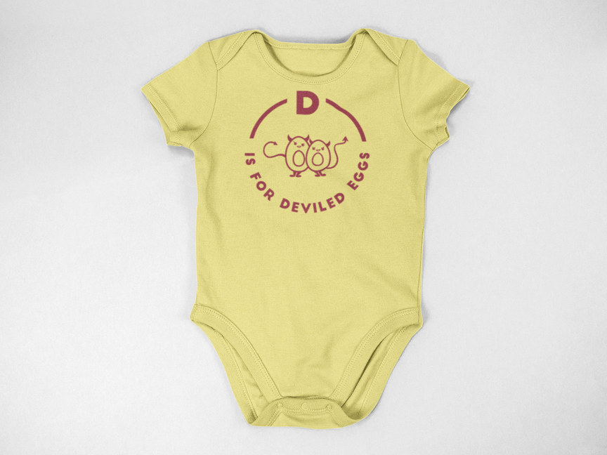 Southern Alphabet Series Onesies D is for Deviled Eggs