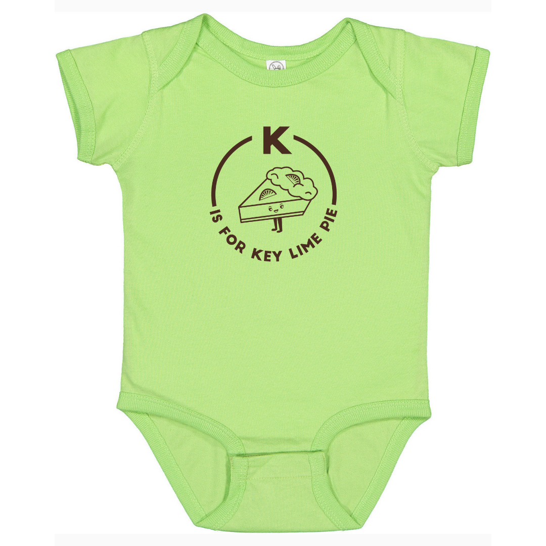 Southern Alphabet Series Onesies K is for Key Lime Pie