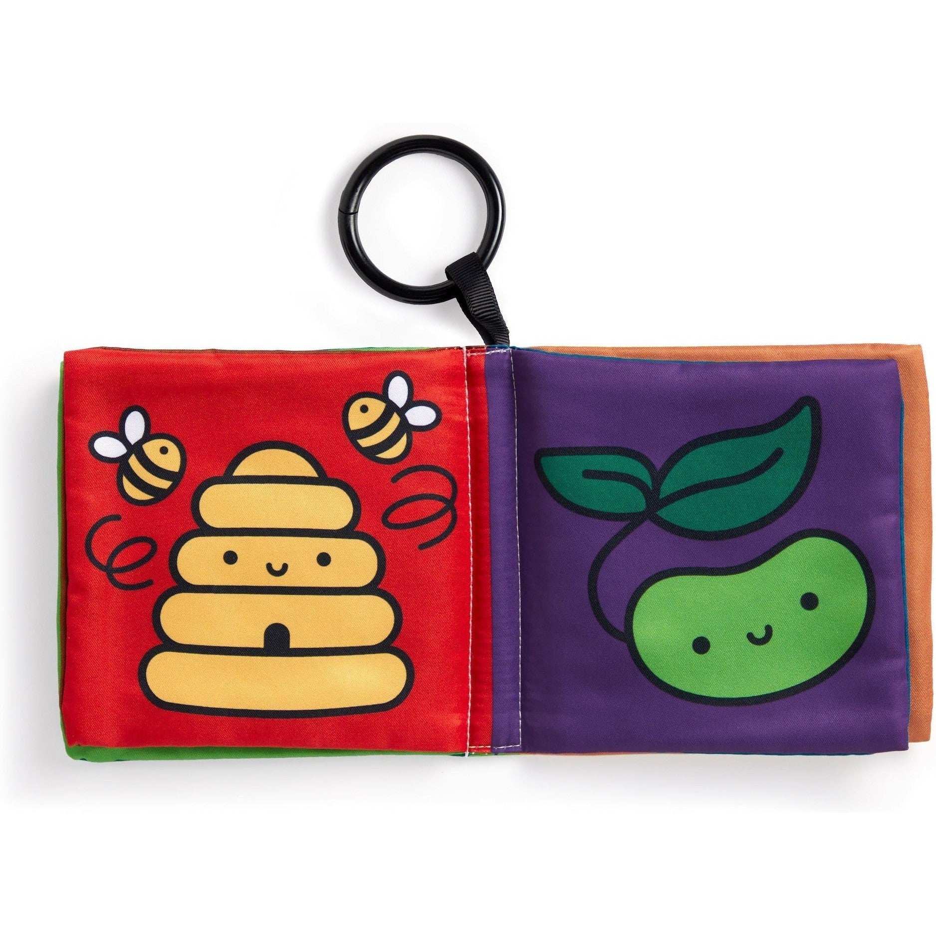 Mudpuppy Nature Baby Crinkle Fabric Stroller Book