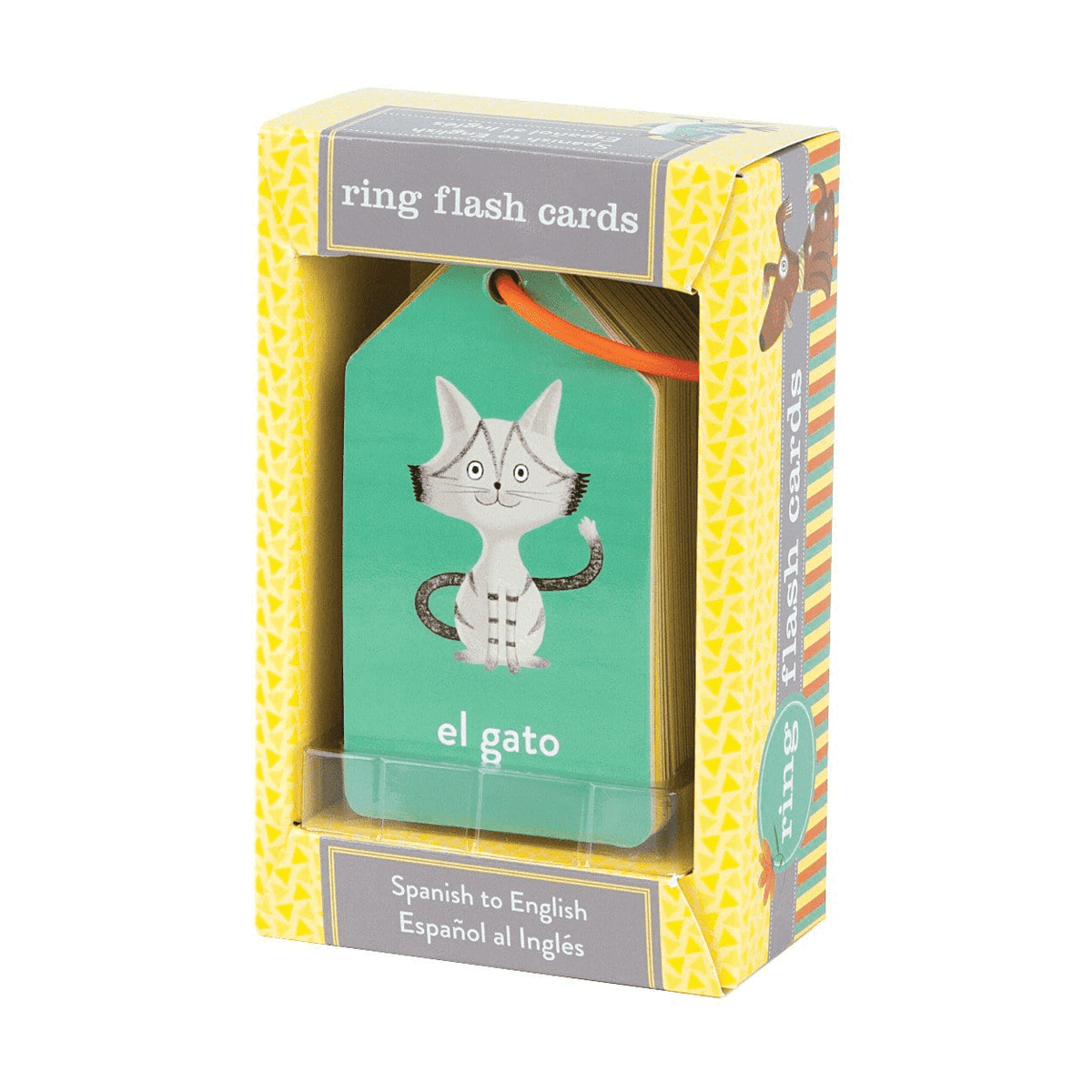 Mudpuppy Spanish to English Ring Flash Cards